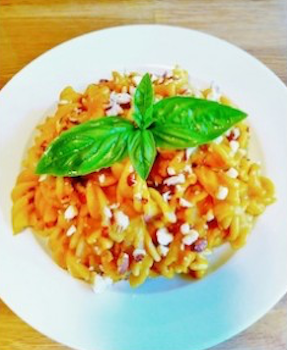Holistic Living With Rachel Avalon - Vegan Creamy Pumpkin Pasta Recipe